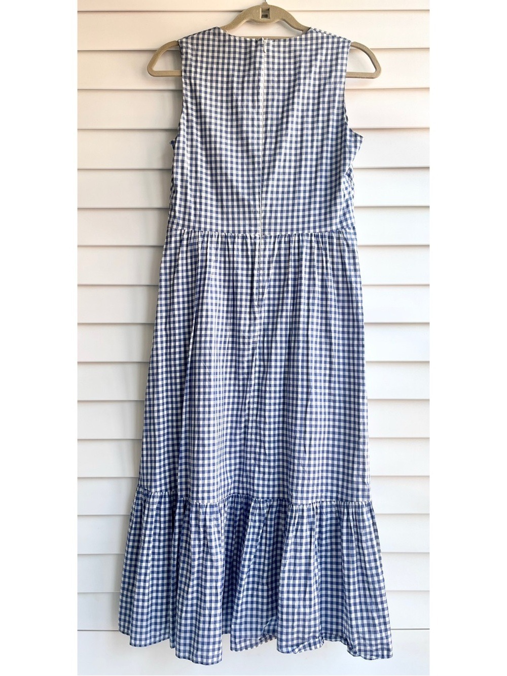 Shoshanna Mini Check Gingham Tie Gilroy Dress - Picture 7 of 11